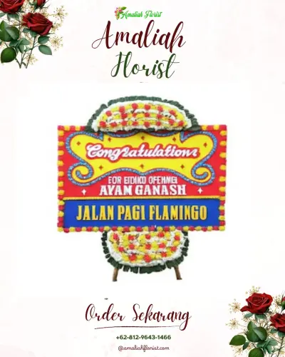 Bunga Papan Congratulation di Bakunase